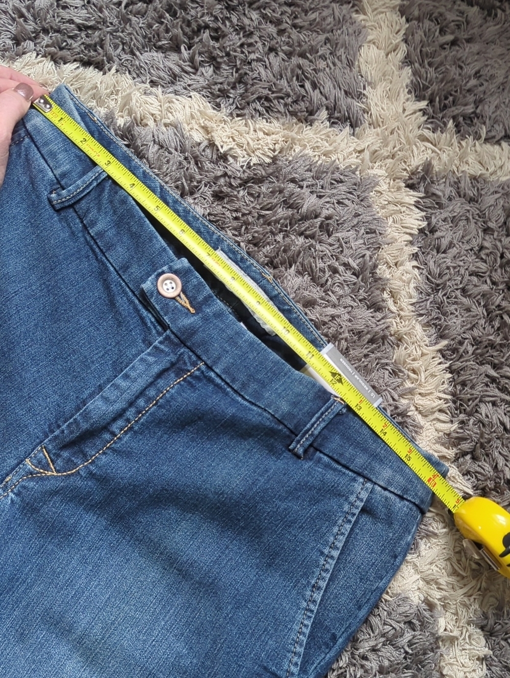 Chico's The Ultimate For Platinum Denim Regular Tranquil Trouser Jean 1.5 - Picture 3 of 10